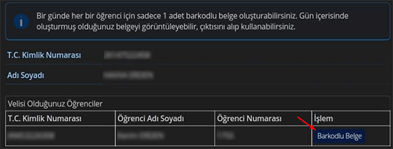 e-Devlet Öğrenci Belgesi Sorgulama (Alma) Nasıl Yapılır? (MEB - Lise) - 3