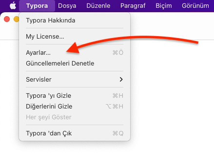 Typora'da Kelime Sayısı Gösterme 2 Typora'da Kelime Sayısı Gösterme 2