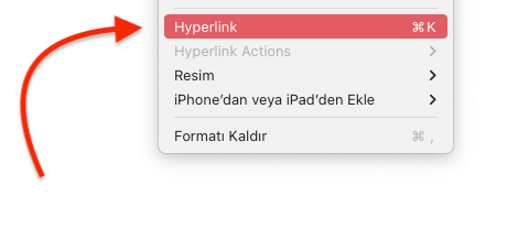 Typora'da Link Ekleme 3