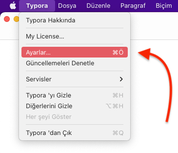 Typora Tema Değiştirmek 2 Typora Tema Değiştirmek 2