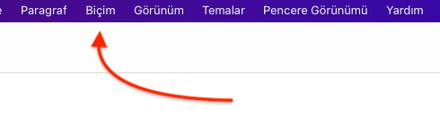 Typora'da Yazı Biçimi Değiştirme 2