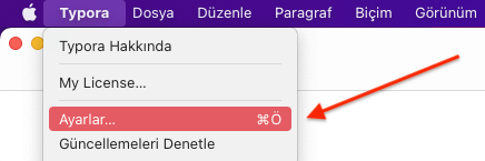 Typora'da Yazı Tipi Boyutu Değiştirme 2 Typora'da Yazı Tipi Boyutu Değiştirme 2