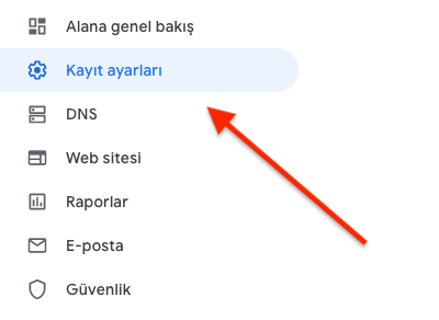 Google Domains Transfer Kilidi Açma 1