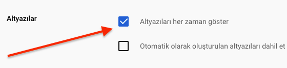 YouTube Altyazıları Kapatma 3 YouTube Altyazıları Kapatma 3
