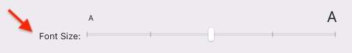 macOS SideNotes Font Boyutu Değiştirmek 3
