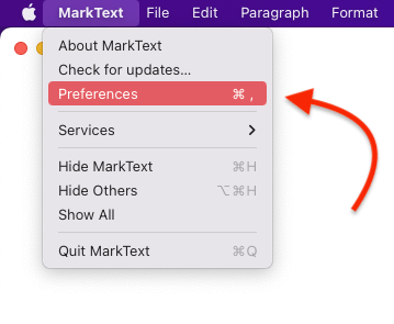 MarkText Yazı Editörü Genişliği Ayarlamak 1