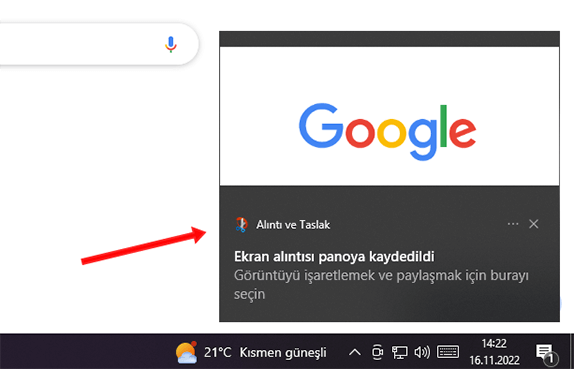 Windows 10 Programsız Ekran Görüntüsü Alma - 3 Windows 10 Programsız Ekran Görüntüsü Alma - 3