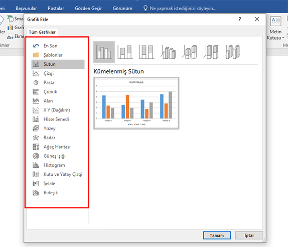 Word’de Grafik Ekleme ve Düzenleme - 2