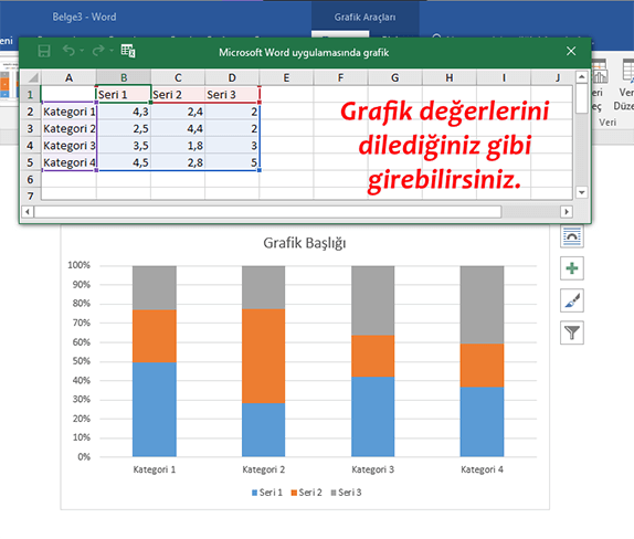 Word’de Grafik Ekleme ve Düzenleme - 3