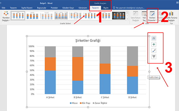 Word’de Grafik Ekleme ve Düzenleme - 4 Word’de Grafik Ekleme ve Düzenleme - 4