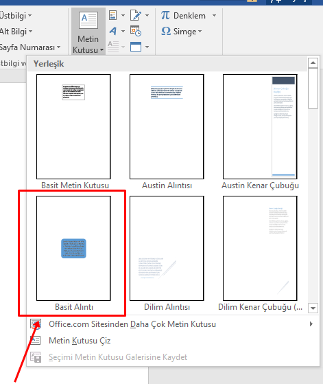 Word Metin Kutusu Ekleme Nasıl Yapılır? - 3 Word Metin Kutusu Ekleme Nasıl Yapılır? - 3