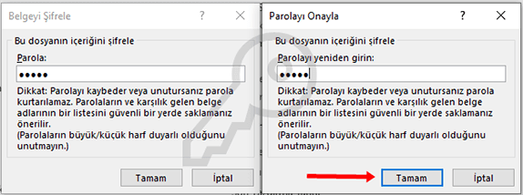 Word'de Belge Şifreleme ve Şifre Kaldırma Nasıl Yapılır? - 3