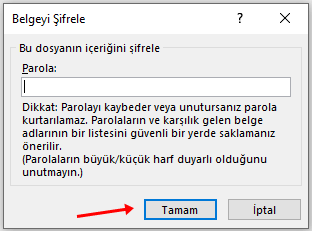 Word'de Belge Şifreleme ve Şifre Kaldırma Nasıl Yapılır? - 5