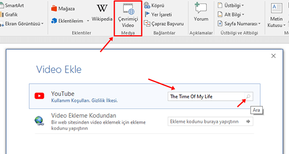 Word’de Çevrimiçi Video Ekleme Nasıl Yapılır? - 2