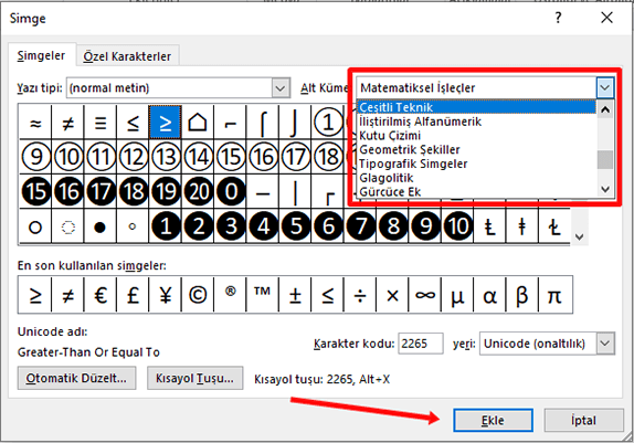 Word'de Simge Ekleme Nasıl Yapılır? - 3 Word'de Simge Ekleme Nasıl Yapılır? - 3