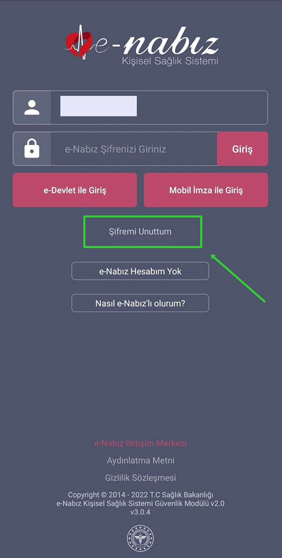 E-Nabız Şifremi Unuttum – Şifre (Parola) Nasıl Değiştirilir? - 1