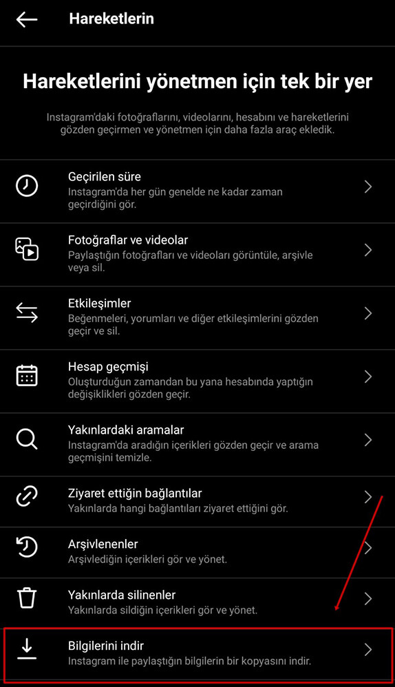 Instagram Hesap Bilgileri İndirme Nasıl Yapılır? - 3