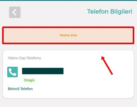 MHRS Telefon Numarası Ekleme Değiştirme ve Birincil Yapma - 6