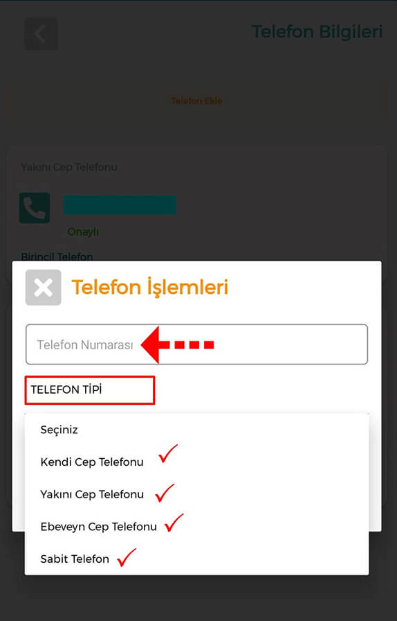MHRS Telefon Numarası Ekleme Değiştirme ve Birincil Yapma - 7 MHRS Telefon Numarası Ekleme Değiştirme ve Birincil Yapma - 7