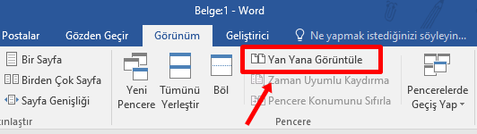 Word’de Aynı Belgenin Farklı Kısımlarında Çalışma Nasıl Yapılır? - 4