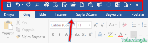 Word'de Hızlı Erişim Araç Çubuğu Özelleştirme Nasıl Yapılır? - 5