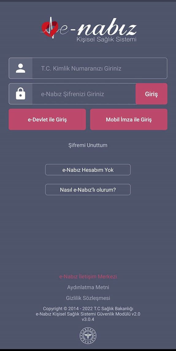E-Nabız Hastalıklar ve Reçeteler Nasıl Görüntülenir? - 1