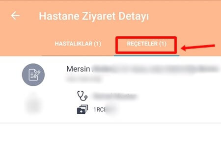 E-Nabız Hastalıklar ve Reçeteler Nasıl Görüntülenir? - 4