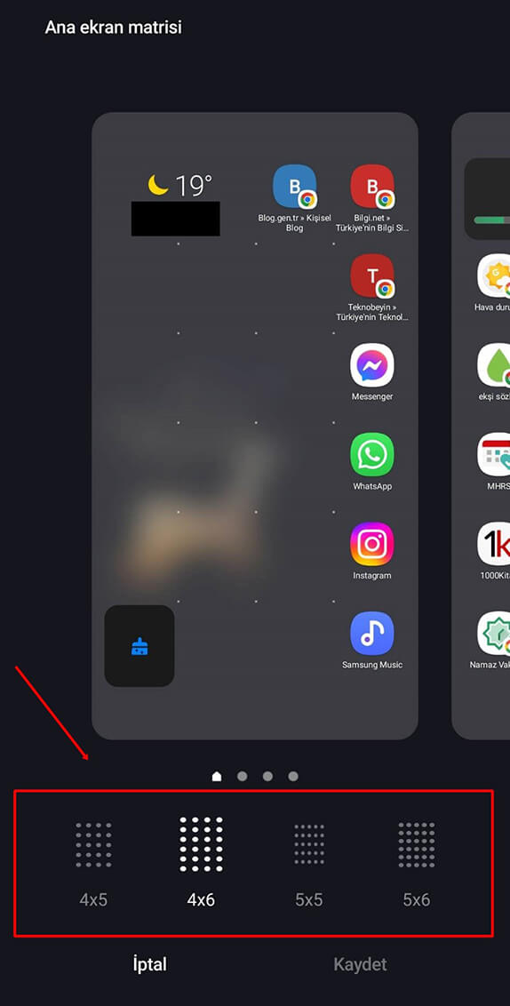 Samsung Ana Ekran ve Uygulamalar Ekranı Matrisi Nasıl Ayarlanır? - 4 Samsung Ana Ekran ve Uygulamalar Ekranı Matrisi Nasıl Ayarlanır? - 4