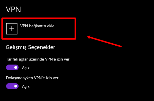 Windows 10 Bilgisayarda VPN Ağı Ekleme Nasıl Yapılır? VPN Kurulumu - 5