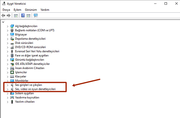 Windows 10 Ses Sürücüsü Güncelleme - 5
