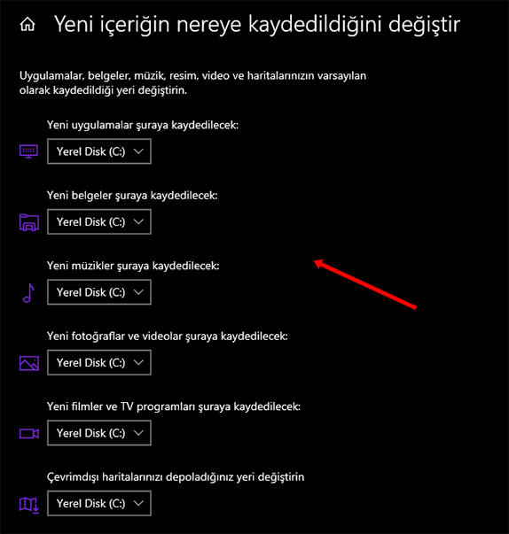 Windows 10 Varsayılan Depolama Alanı Değiştirme Nasıl Yapılır? - 6 Windows 10 Varsayılan Depolama Alanı Değiştirme Nasıl Yapılır? - 6