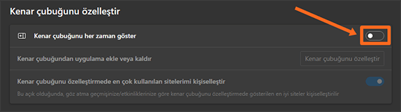 Microsoft Edge Kenar Çubuğu Açma ve Gizleme Nasıl Yapılır? - 4