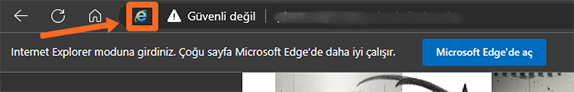 Microsoft Edge Internet Explorer Sayfası Açma (IE Modu) - 7