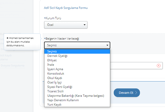 e-Devlet Adli Sicil Kaydı (Sabıka Kaydı) Sorgulama Nasıl Yapılır? - 6