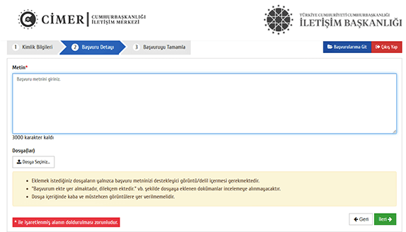 e-Devlet Üzerinden CİMER'e Nasıl Başvuru Yapılır? - 6 e-Devlet Üzerinden CİMER'e Nasıl Başvuru Yapılır? - 6
