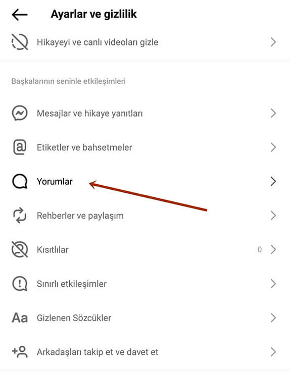 Instagram GIF İçerikli Yorumlara İzin Verme - GIF İçerikli Yorumları Engelleme Nasıl Yapılır? - 4