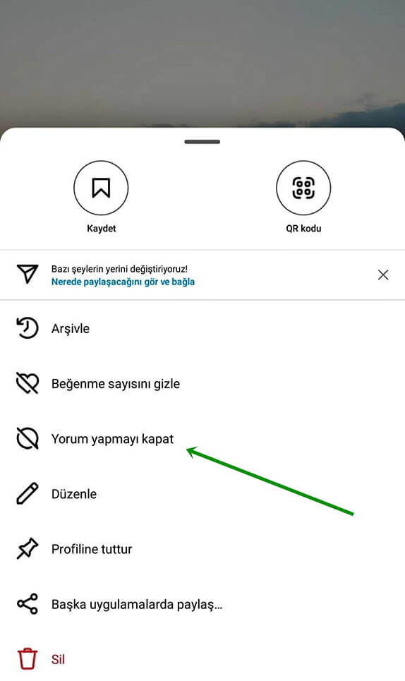 Instagram Gönderileri Yoruma Açma - Kapatma Nasıl Yapılır? - 3