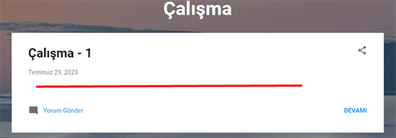 Blogger’da Atlama Aralığı Ekleme (Devamını Oku Özelliği) Nedir? Nasıl Kullanılır? - 6 Blogger’da Atlama Aralığı Ekleme (Devamını Oku Özelliği) Nedir? Nasıl Kullanılır? - 6