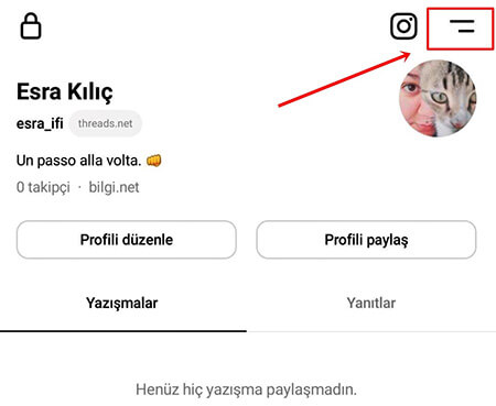 Threads Hesap Gizliliği Kapatma Nasıl Yapılır? Threads Profil Gizleme Nasıl Yapılır? - 2 Threads Hesap Gizliliği Kapatma Nasıl Yapılır? Threads Profil Gizleme Nasıl Yapılır? - 2