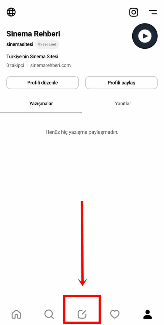 Threads Yazışma Başlatma - Gönderi Paylaşma Nasıl Yapılır? - 1 Threads Yazışma Başlatma - Gönderi Paylaşma Nasıl Yapılır? - 1