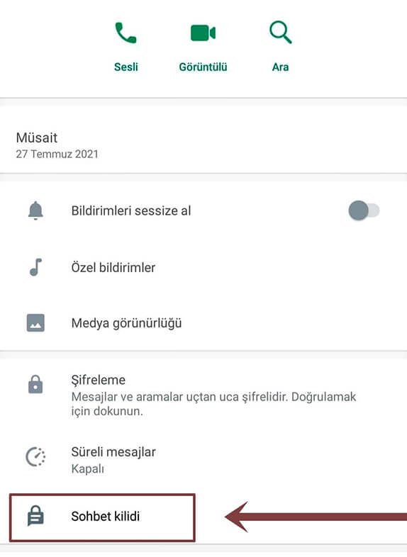 WhatsApp Sohbet Kilitleme Nasıl Yapılır? - 3