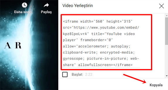 Blogger'da Ana Sayfaya Widget Olarak YouTube Videosu Eklemek Nasıl Yapılır? - 3 Blogger'da Ana Sayfaya Widget Olarak YouTube Videosu Eklemek Nasıl Yapılır? - 3