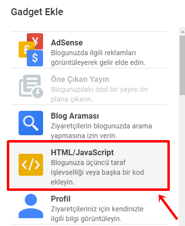 Blogger'da Ana Sayfaya Widget Olarak YouTube Videosu Eklemek Nasıl Yapılır? - 6