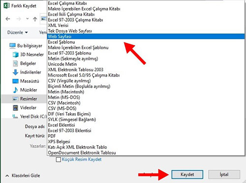 Excel Resimleri Dışarıya Aktarma Nasıl Yapılır? Tek Seferde Tüm Resimleri Dışarıya Aktarma - 10