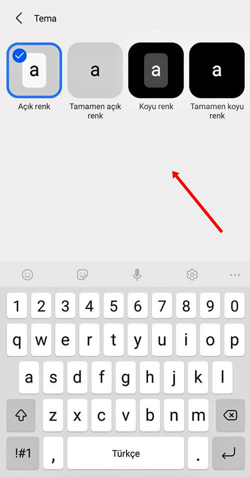 Samsung Akıllı Telefon Klavye Tema Değiştirme - Koyu Mod Açma Nasıl Yapılır? - 5 Samsung Akıllı Telefon Klavye Tema Değiştirme - Koyu Mod Açma Nasıl Yapılır? - 5