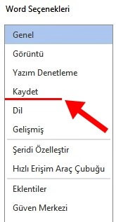 Word Varsayılan Dosya Kaydetme Konumu Değiştirme Nasıl Yapılır? - 3