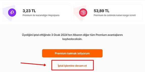 Hepsiburada Premium Üyelik İptali Nasıl Yapılır? - 4