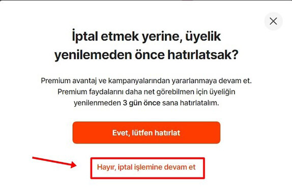 Hepsiburada Premium Üyelik İptali Nasıl Yapılır? - 5