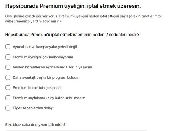 Hepsiburada Premium Üyelik İptali Nasıl Yapılır? - 6