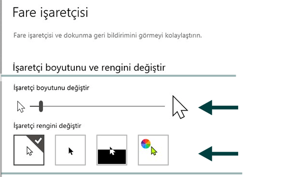 Windows 10 Fare Boyutu ve Fare Rengi Değiştirme Nasıl Yapılır? - 5 Windows 10 Fare Boyutu ve Fare Rengi Değiştirme Nasıl Yapılır? - 5